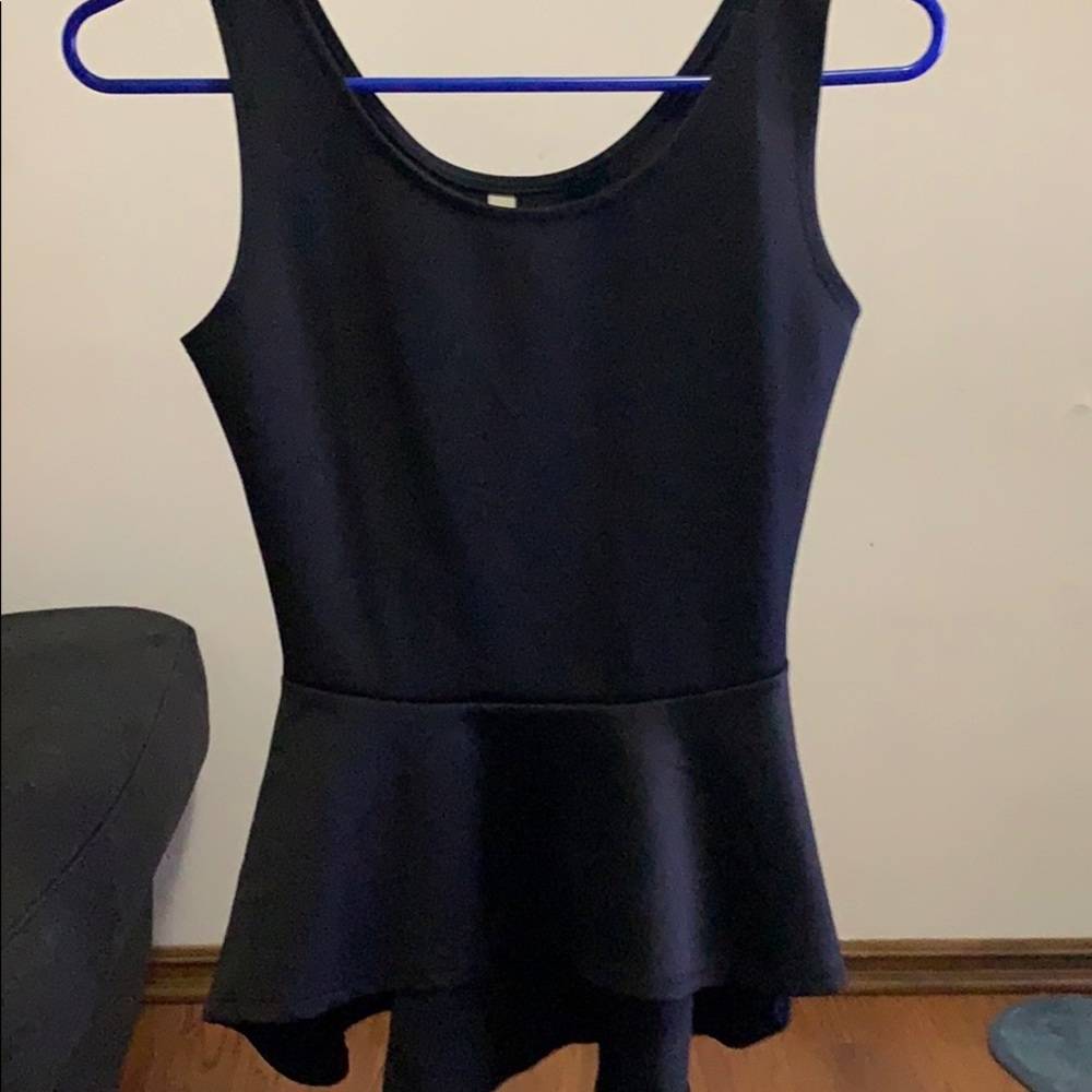 Black tank top size S/M